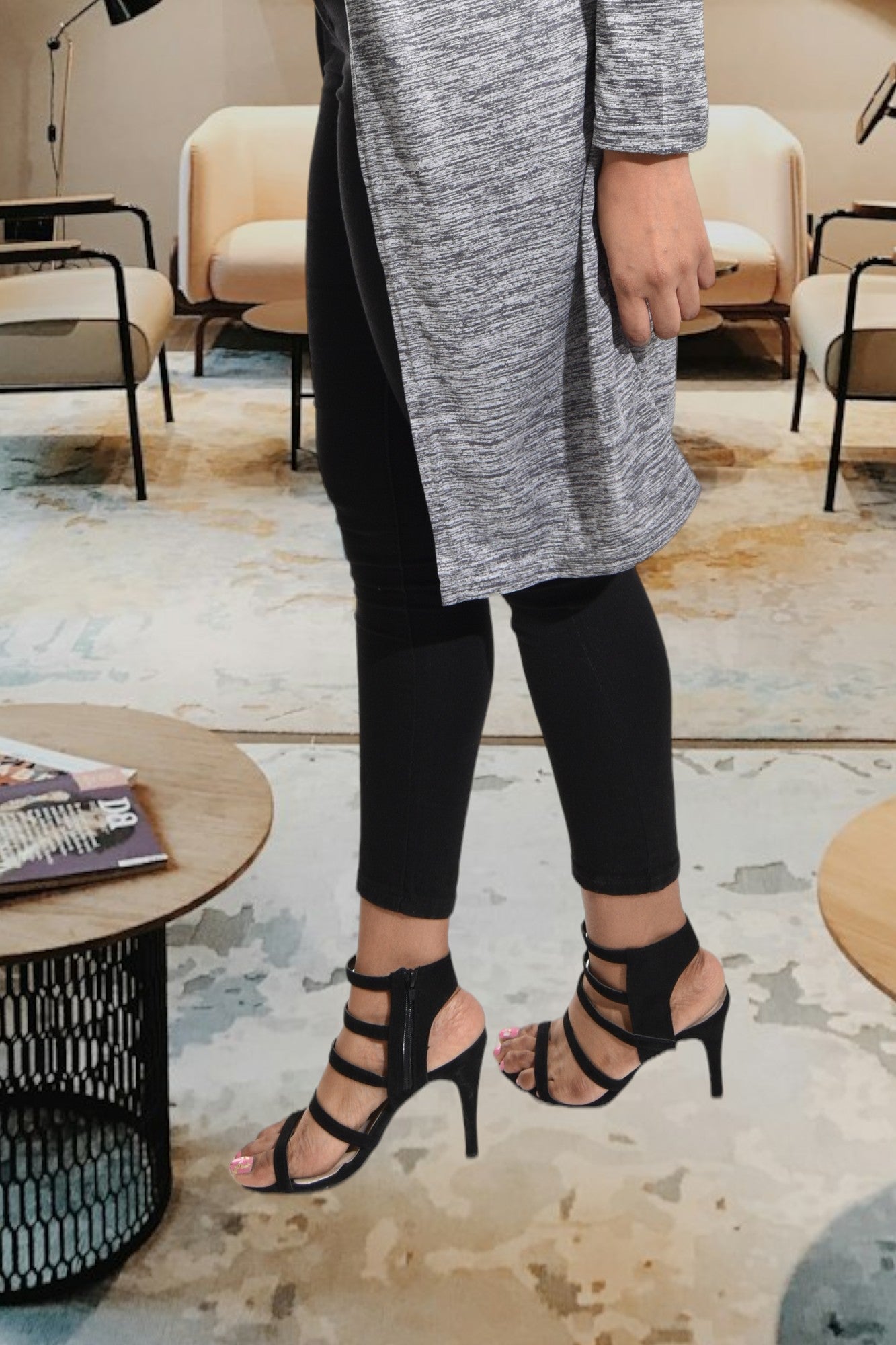 Black Gladiator Heels - StylePhase SA