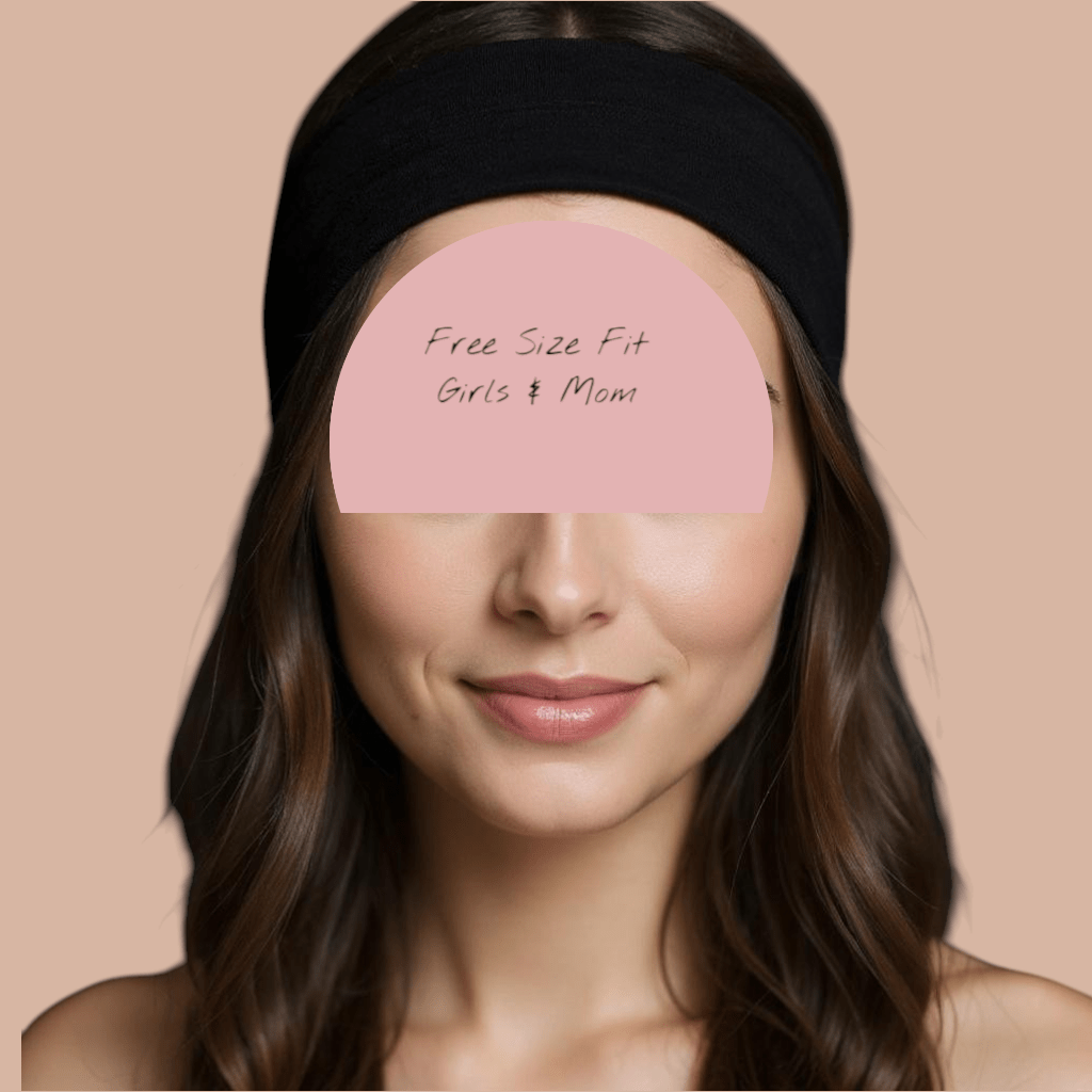 Black Plain Head Band - StylePhase SA