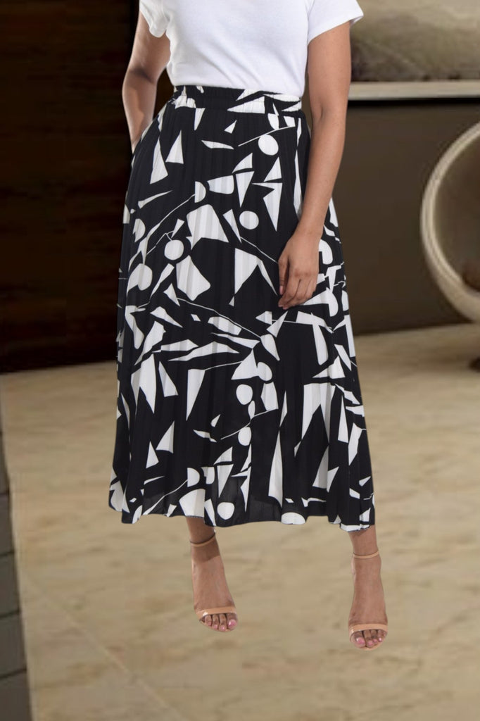 Black Pleated Pocket Skirt - StylePhase SA