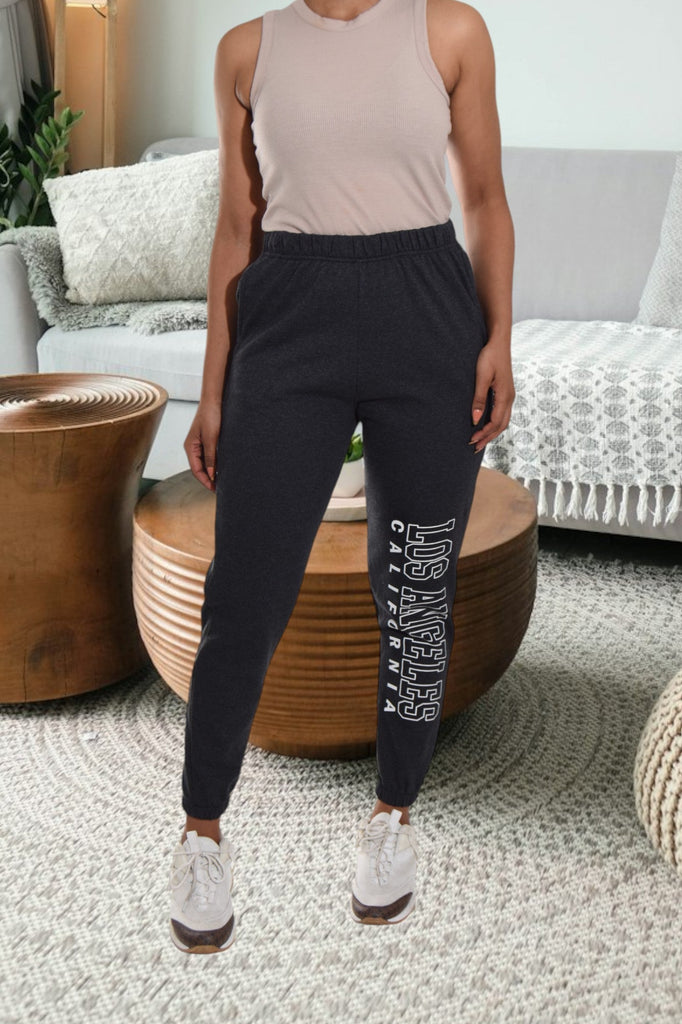 Black Printed Track Pants - StylePhase SA