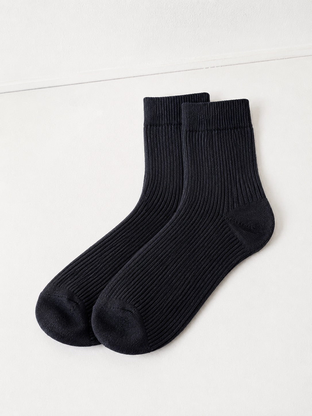 Black Rib 2 pairs Socks - StylePhase SA