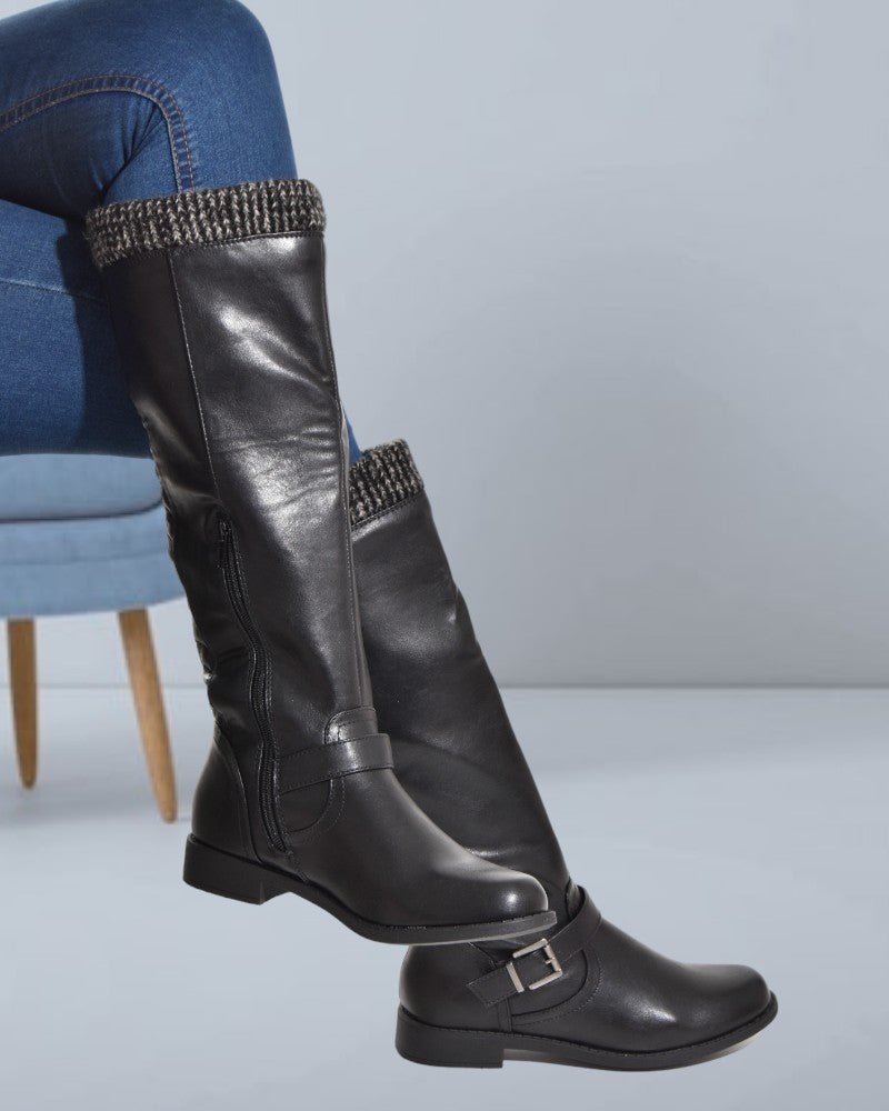 Black Richelle Boots - StylePhase SA