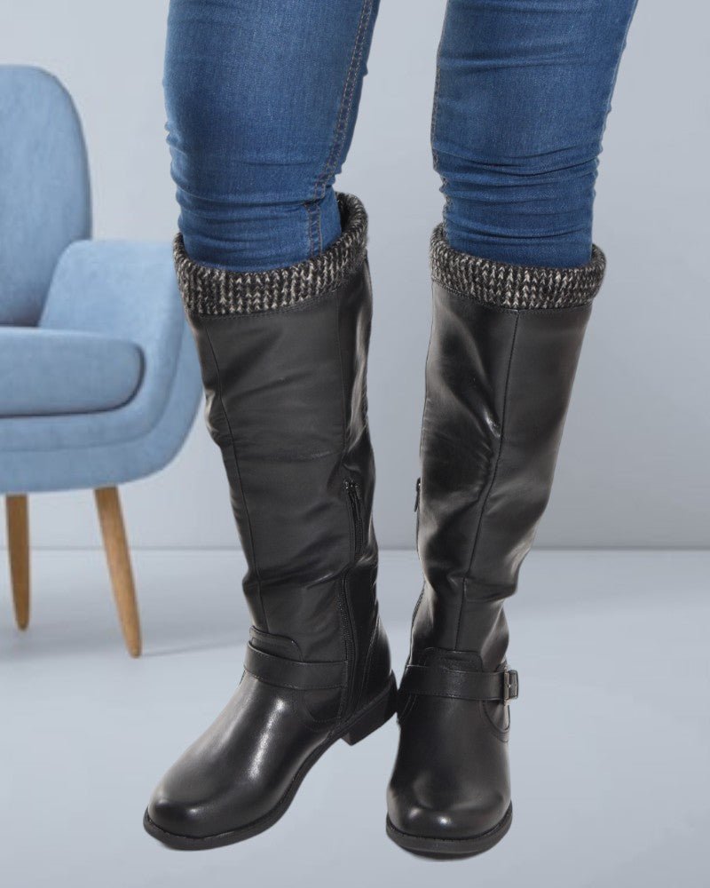 Black Richelle Boots - StylePhase SA