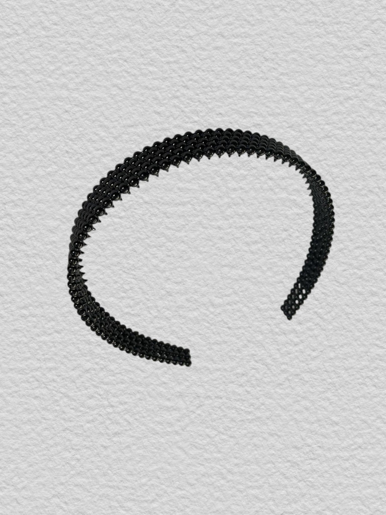Black Stretch Alice Band - StylePhase SA