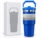 Royal blue 900ml insulated bottle and box