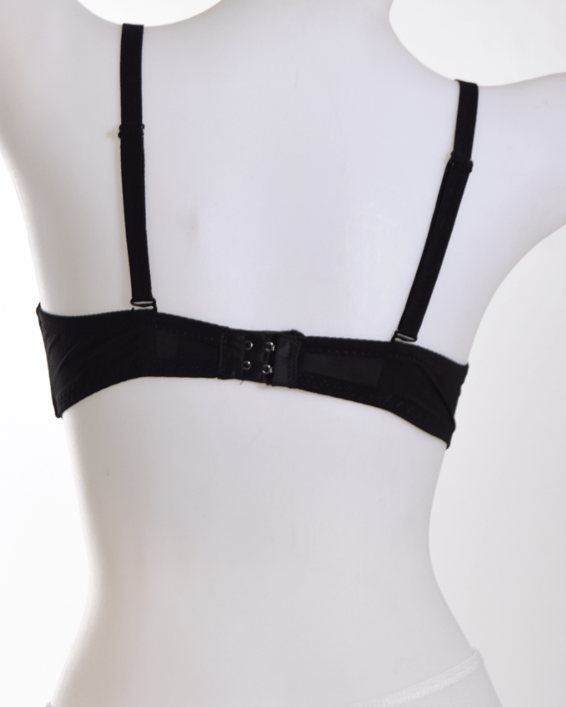 Blue And Black Under Wire Bra - StylePhase SA