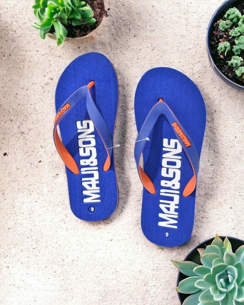 Blue And Orange Flip Flop Sandal - StylePhase SA