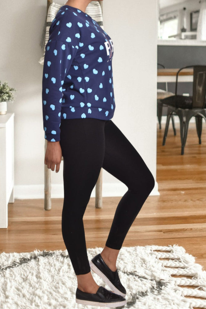 Blue Heart Paris Sweater - StylePhase SA