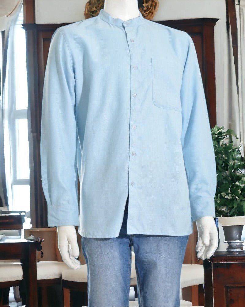 Blue Long Sleeve Shirt - StylePhase SA