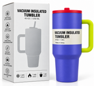 Blue multicolour tumbler with retail box
