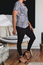 Blue Short Sleeve Top - StylePhase SA