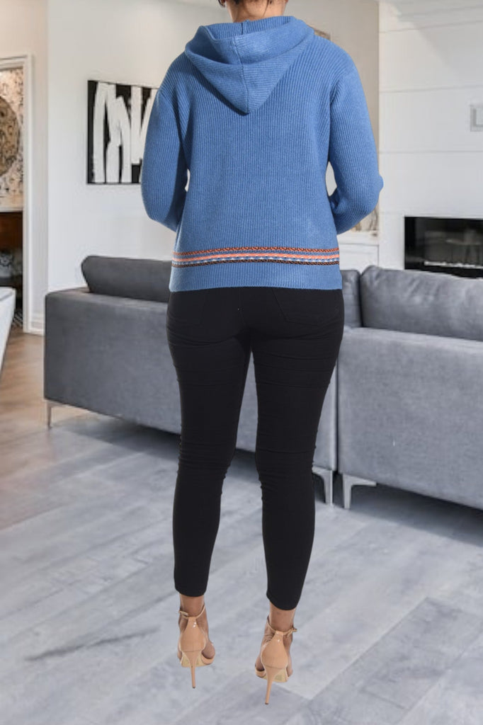 Blue Zip Hoody Jersey - StylePhase SA