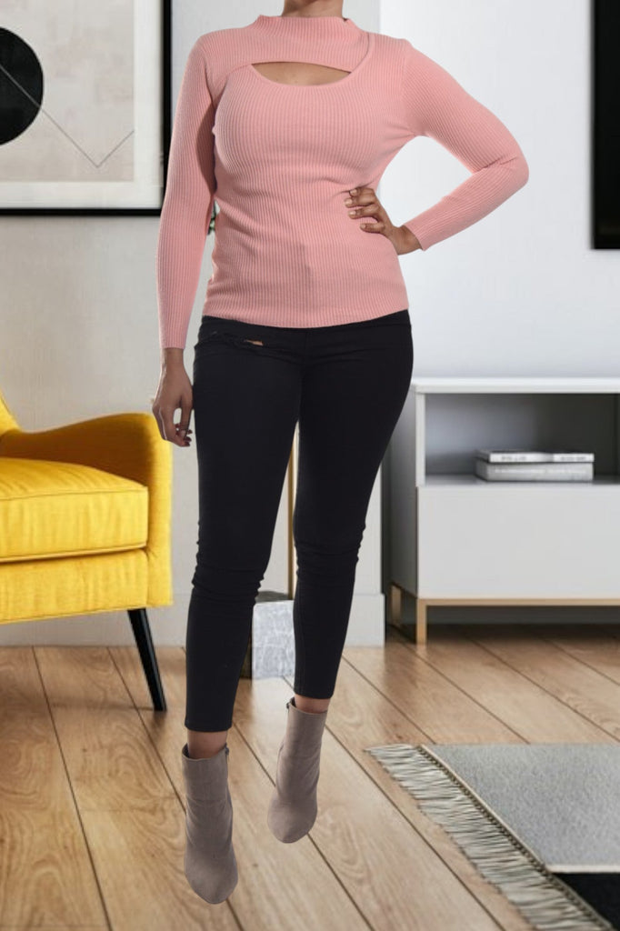 Blush Cut Out Top - StylePhase SA