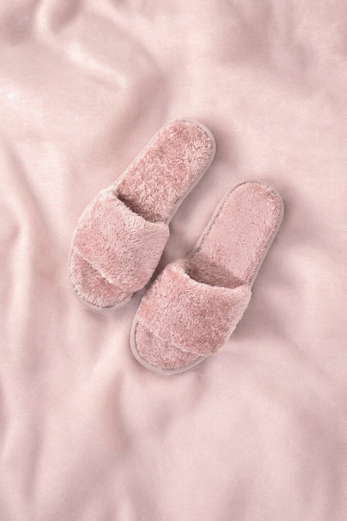 Blush Open Toe Bedroom Slippers - StylePhase SA