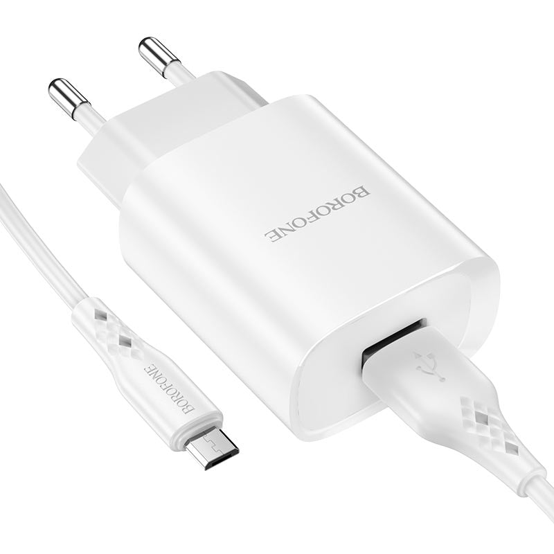 Borofone Wall charger BN1 set with cable - StylePhase SA