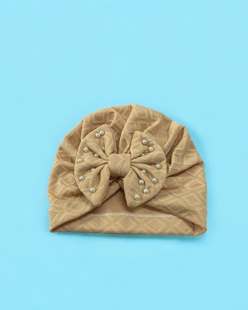 Bow with Pearls Turban Hat - StylePhase SA