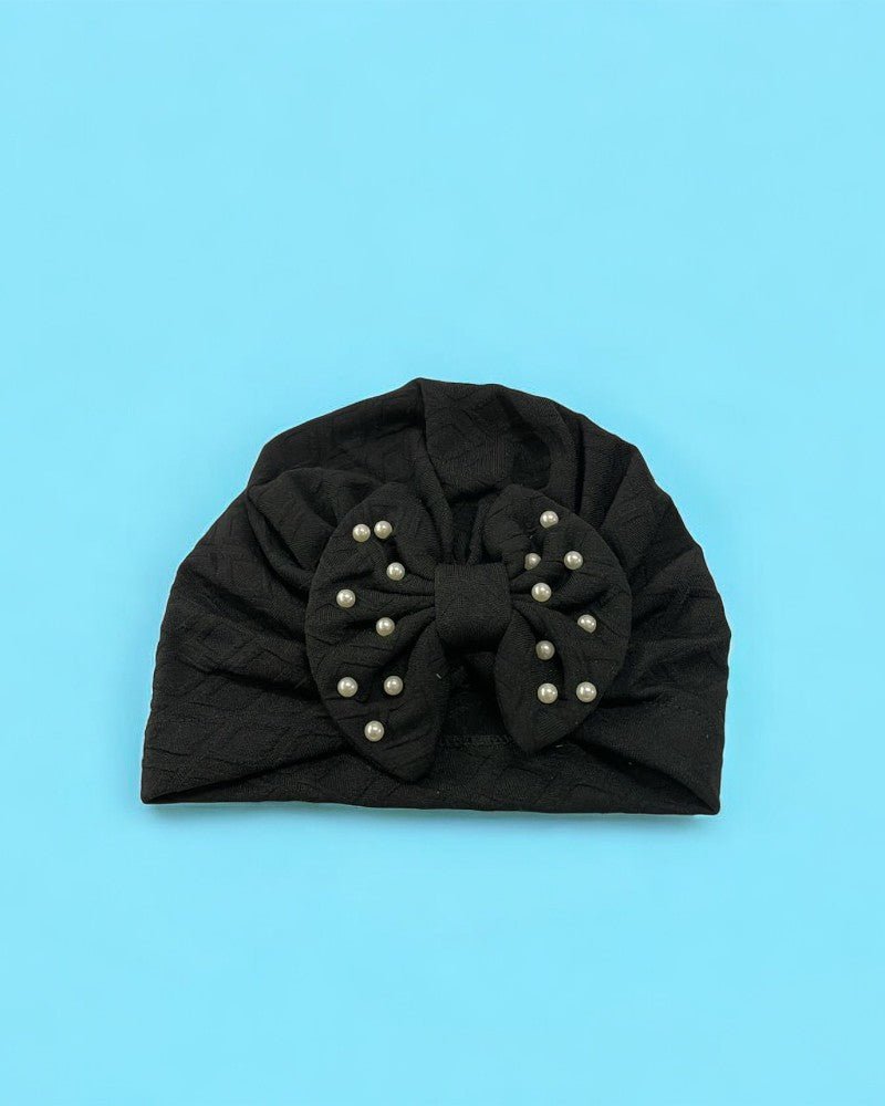 Bow with Pearls Turban Hat - StylePhase SA