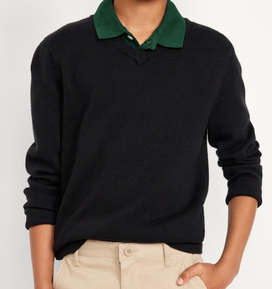 Boys Black Sweater - StylePhase SA