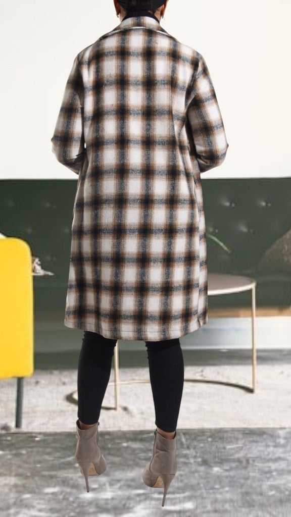 Brown Open Coat - StylePhase SA