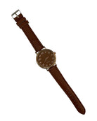 Brown Textured PU Strap Watch - StylePhase SA