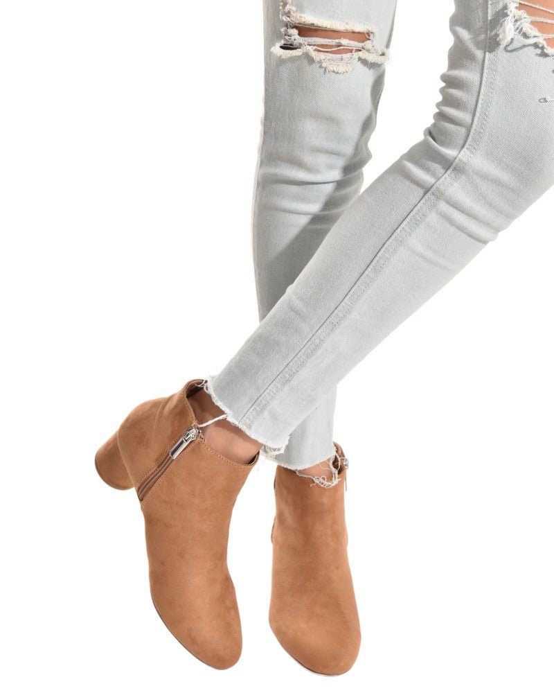 Camel Rosie Ankle Boots - StylePhase SA