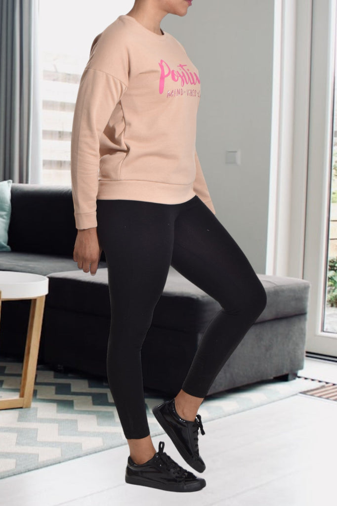 Caramel Positive Vibes Sweater - StylePhase SA