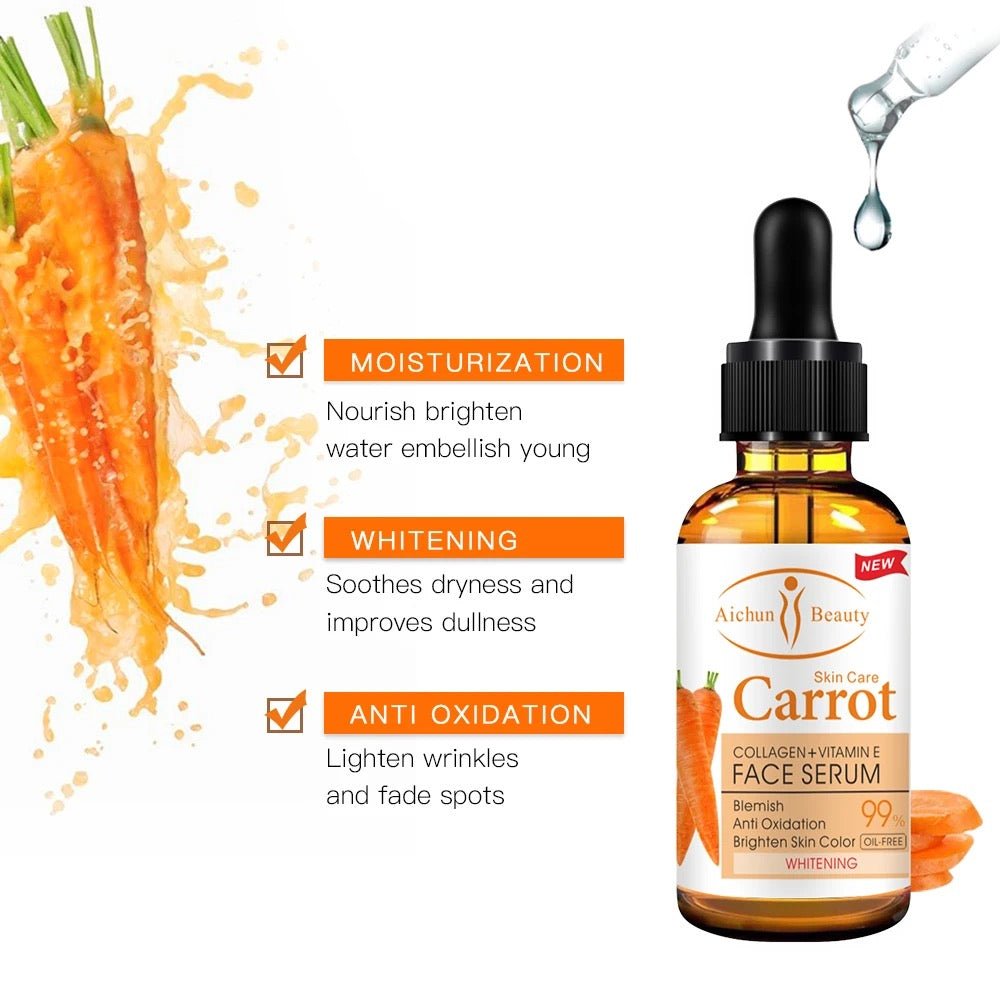 Carrot Collagen + Vitamin E Face Serum - StylePhase SA