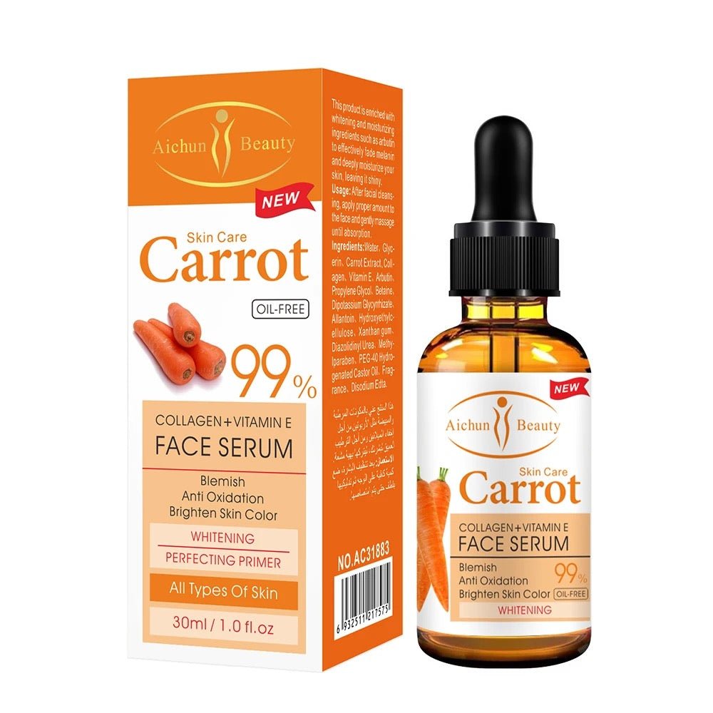 Carrot Collagen + Vitamin E Face Serum - StylePhase SA