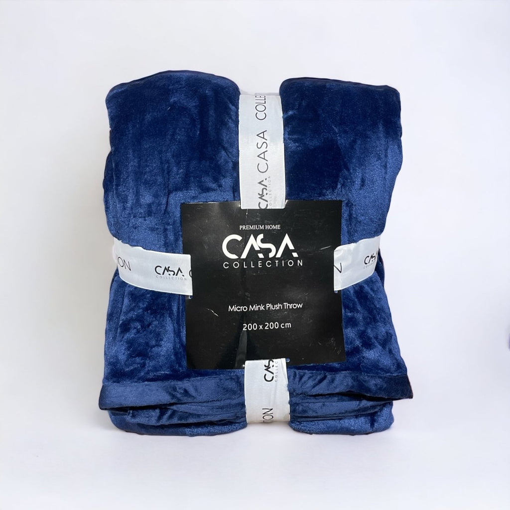 Casa Micro Mink Super Soft Blanket - 200 x 200 cm - StylePhase SA