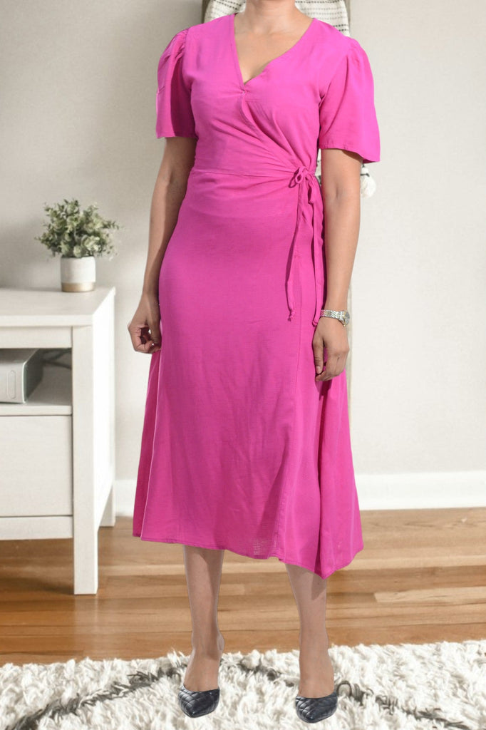 Cerise Wrap Dress - StylePhase SA