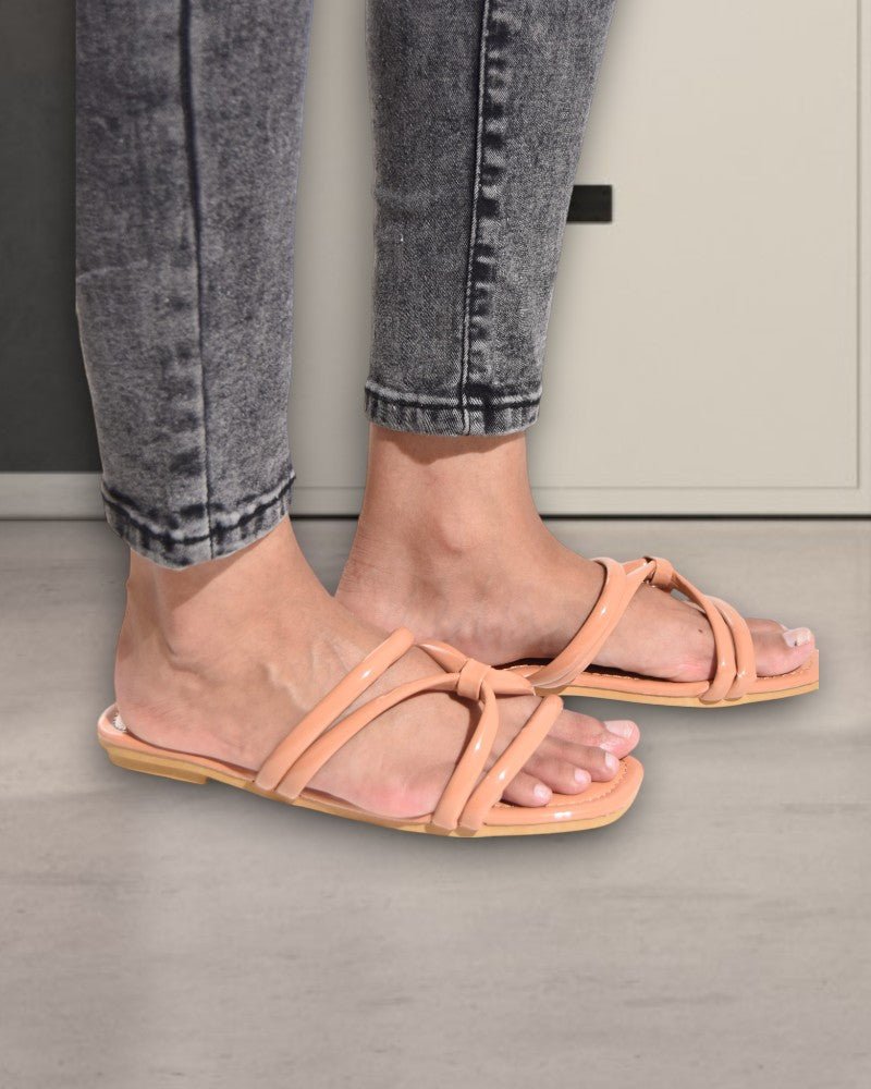 Coffee Slip On Sandal - StylePhase SA