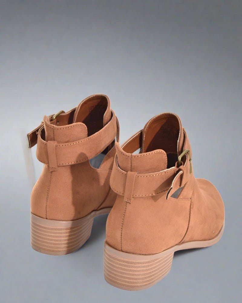Cognac Low Rider Booties - StylePhase SA