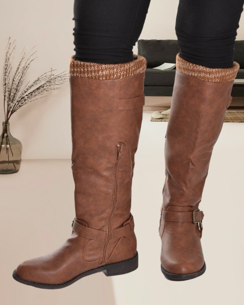 Cognac Talisa Boots - StylePhase SA