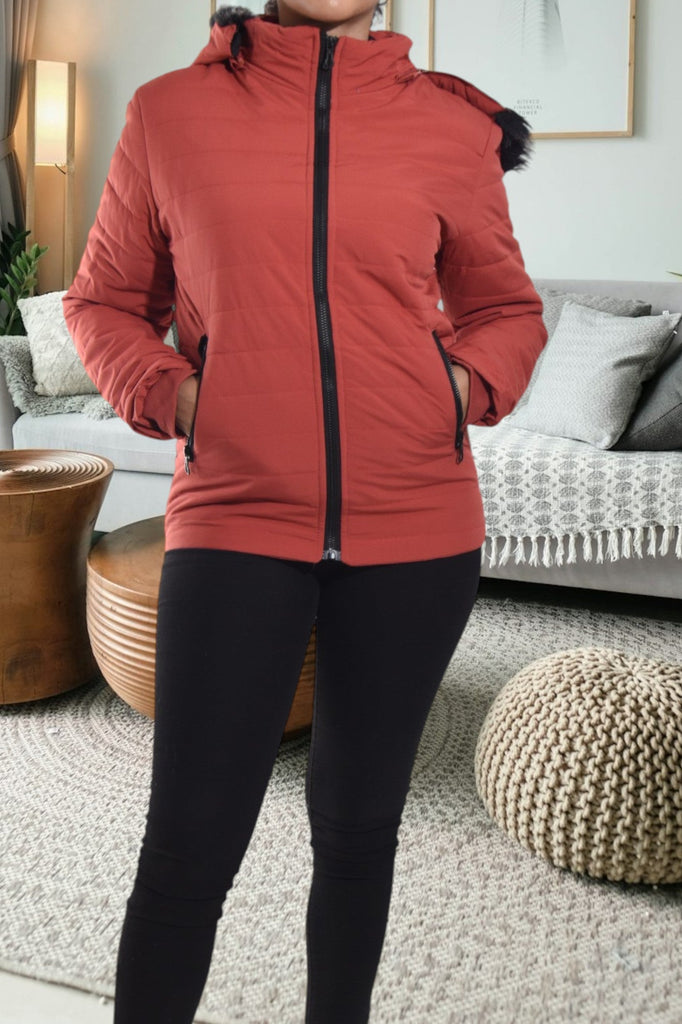 Coral Bomber Hoody Jacket - StylePhase SA