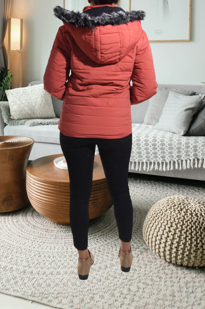 Coral Bomber Hoody Jacket - StylePhase SA