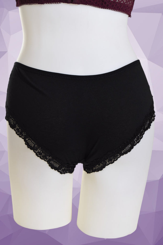 Cotton And Lace Ladies Briefs - StylePhase SA