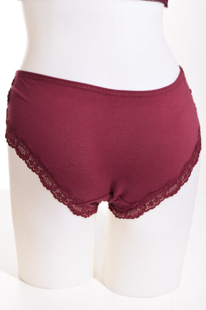 Cotton And Lace Ladies Briefs - StylePhase SA