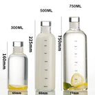Danny Home Borosilicate Glass Bottle - 500ml - Style Phase Home
