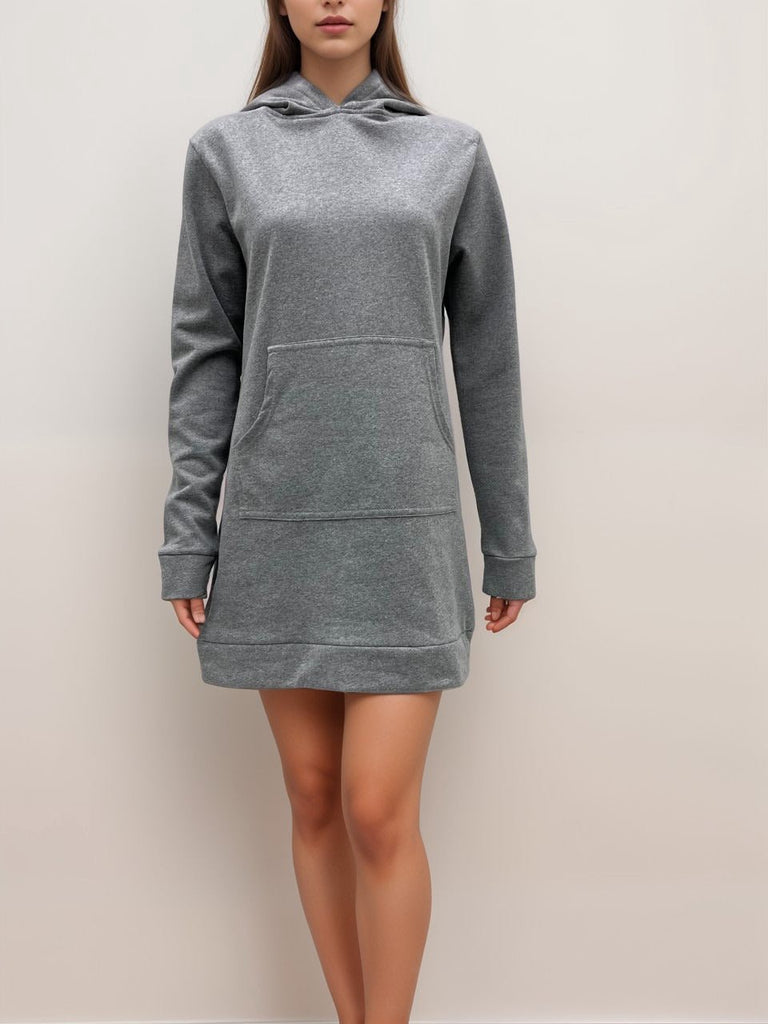 Dark Grey Hoody Dress - StylePhase SA