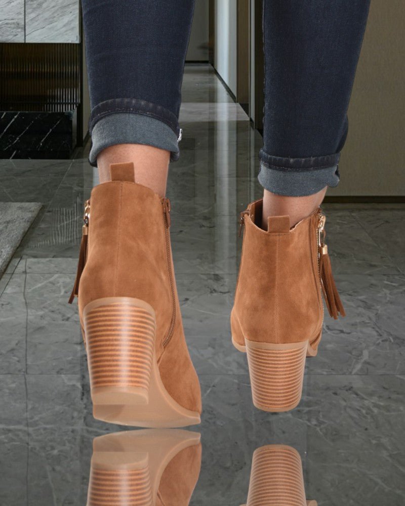 Denee Cognac Boots - StylePhase SA