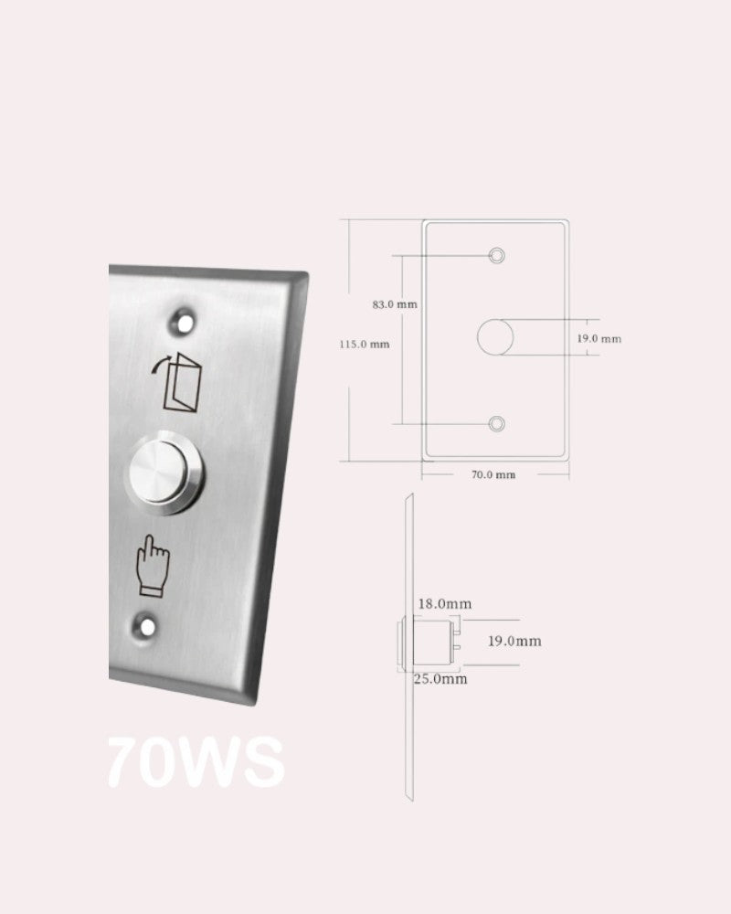 Door Access Control Button - StylePhase SA
