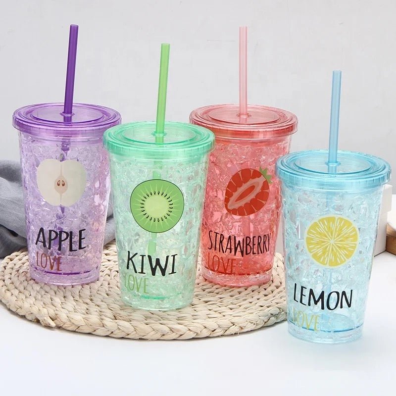 Double Wall Frosty Fruit Cup - 500 ml - Style Phase Home