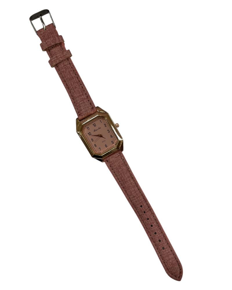 Dusty Pink PU Strap Watch - StylePhase SA