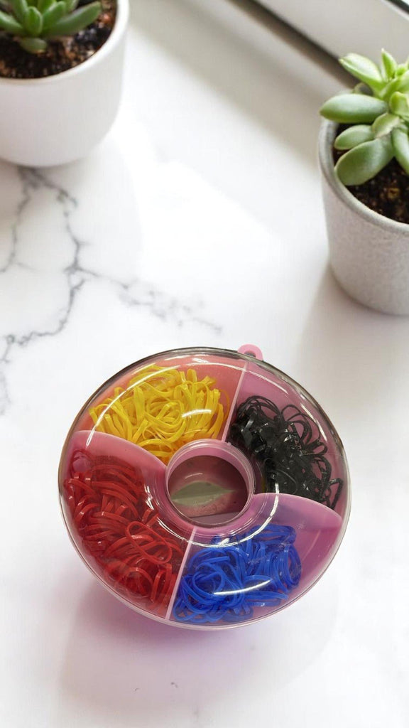 Elastic Hair Bands and Beads Set - StylePhase SA
