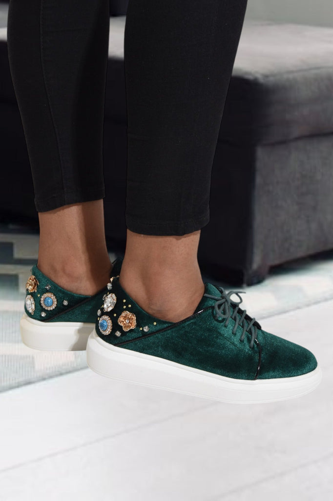 Emerald Collage Back Sneaker - StylePhase SA