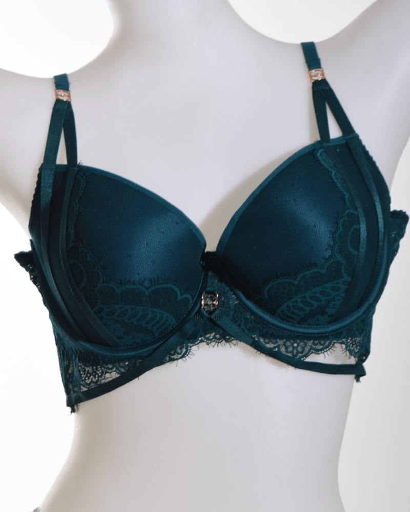 Emerald Double Strap Under Wire Bra - StylePhase SA