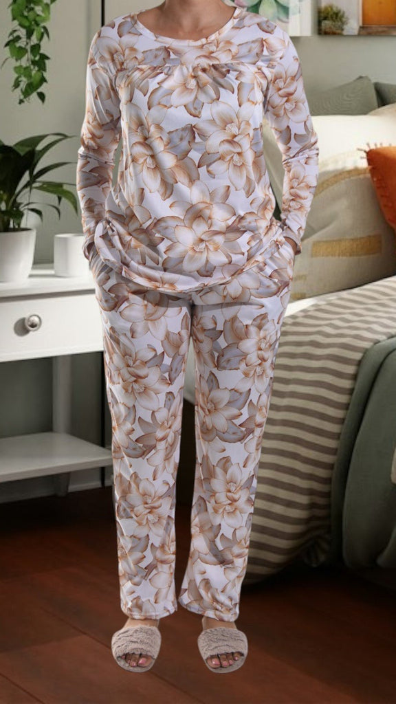 Floral Long Pocket Pj Set - StylePhase SA