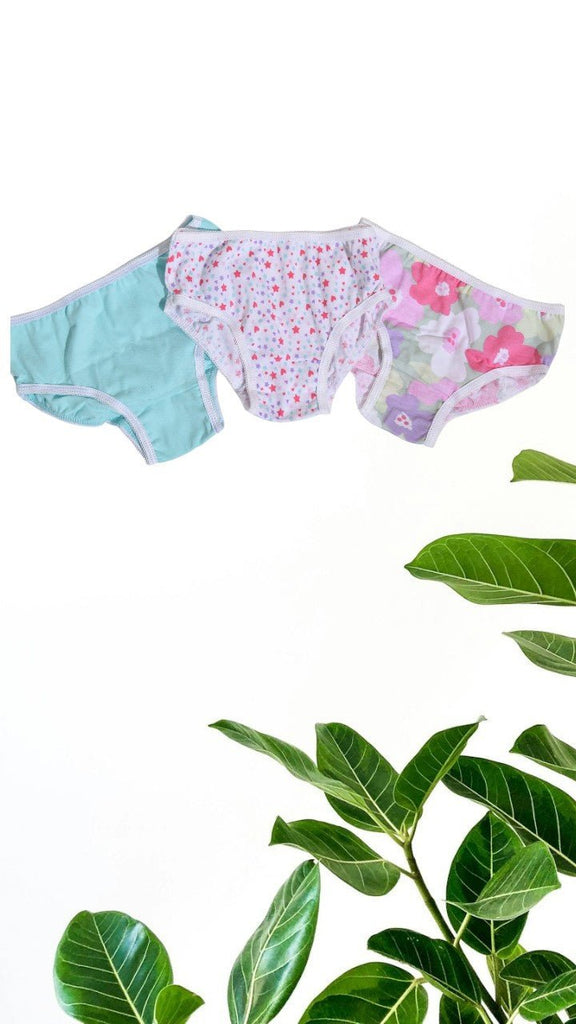 Floral Print 3 Pack Girls Panty - StylePhase SA