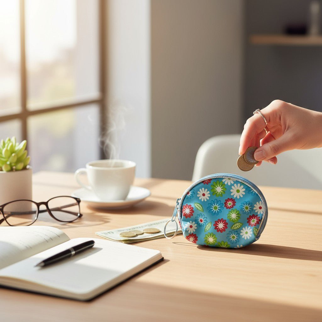 Floral Printed Coin Purse - StylePhase SA