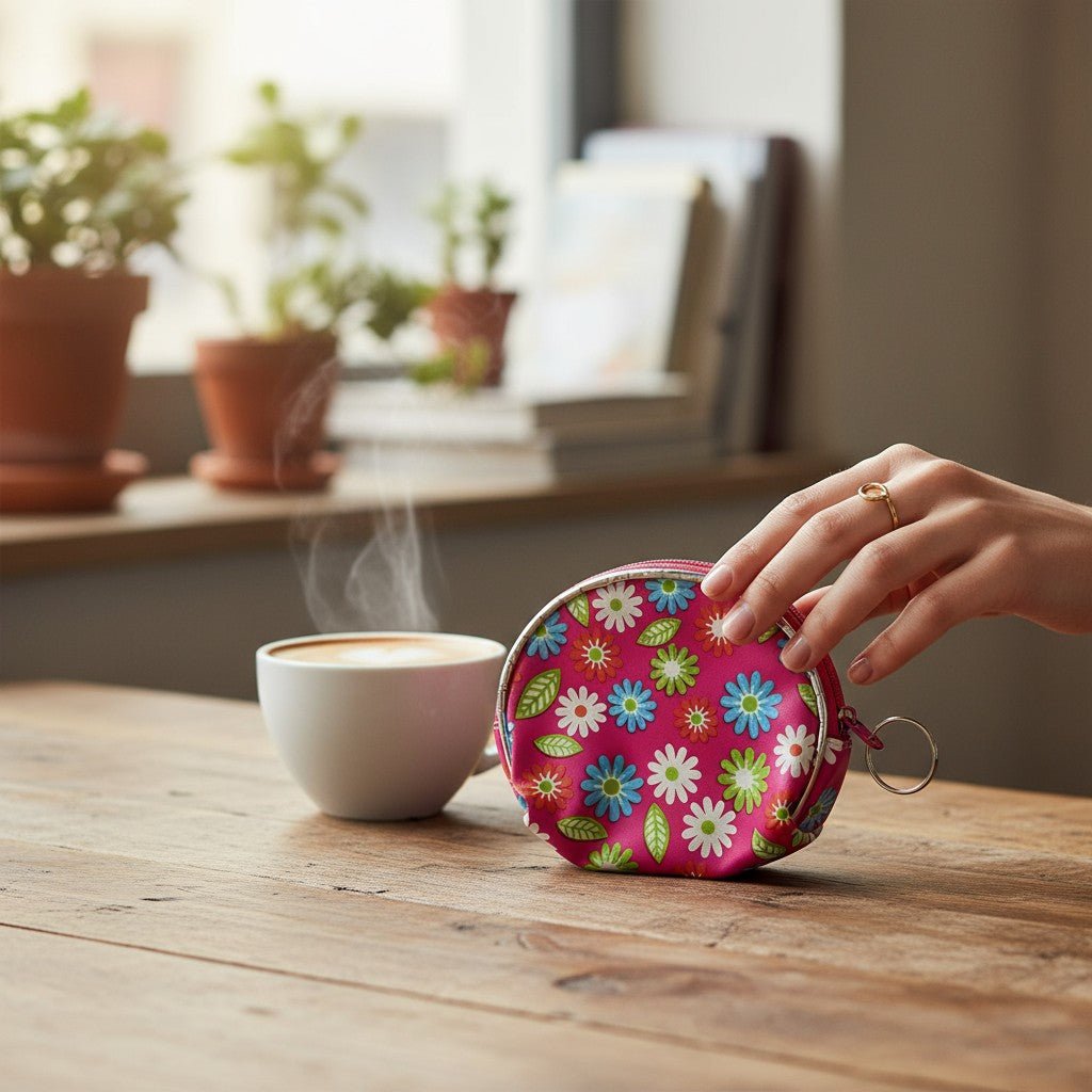 Floral Printed Coin Purse - StylePhase SA